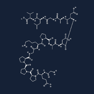 BPC-157 2D molecular structure