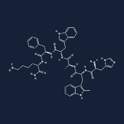 Hexarelin 2D molecular structure