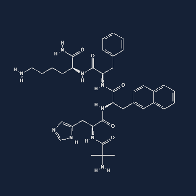 Ipamorelin 2D molecular structure