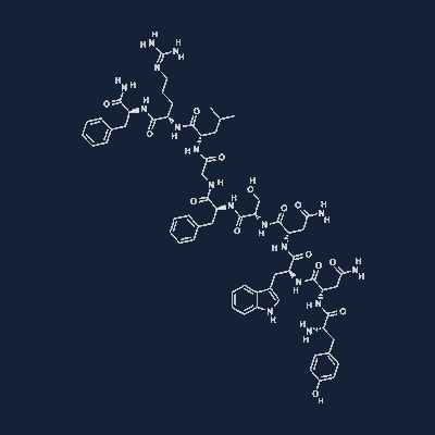 KissPeptin 2D molecular structure