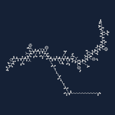 Mazdutide 2D molecular structure