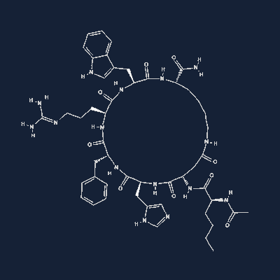 Melanotan-2 2D molecular structure