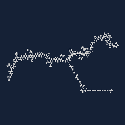 Tirzepatide GLP-2 2D molecular structure