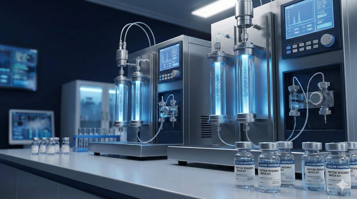 HPLC laboratory equipment for peptide purity testing
